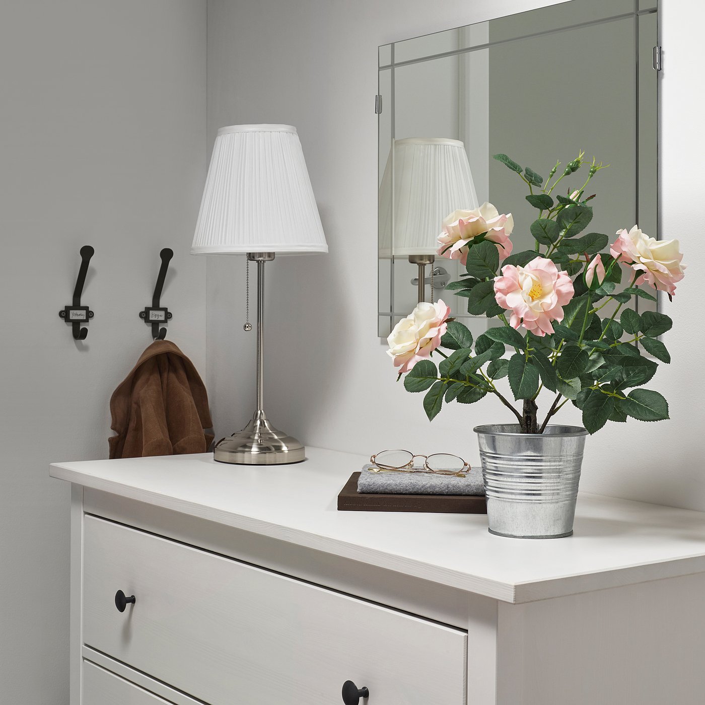 Artificial potted plant, in/outdoor/Rose pink, 12 cm - Image 2