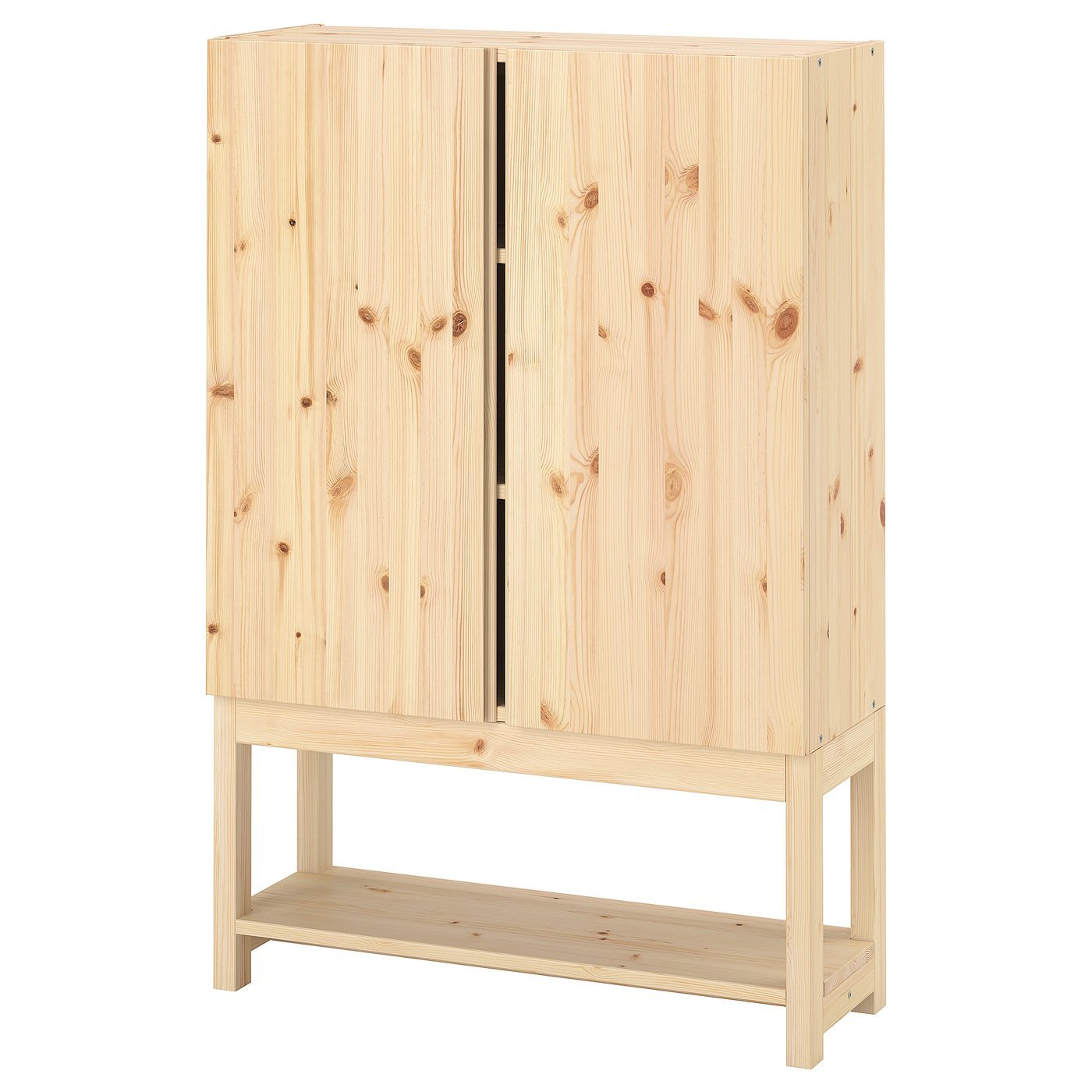 Rustic Tier, Shelving unit with cabinet, pine, 80x30x120 cm