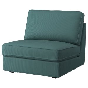 Kelinge Sofa-bed, 1-seat sofa-bed, Kelinge grey-turquoise