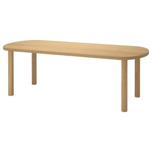 Oakline, Table, oak veneer/oak veneer, 230x90 cm